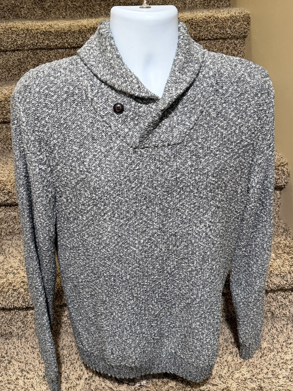 Thick *Abercrombie & Fitch* warm men’s pullover cowl sweater - L - perfect!